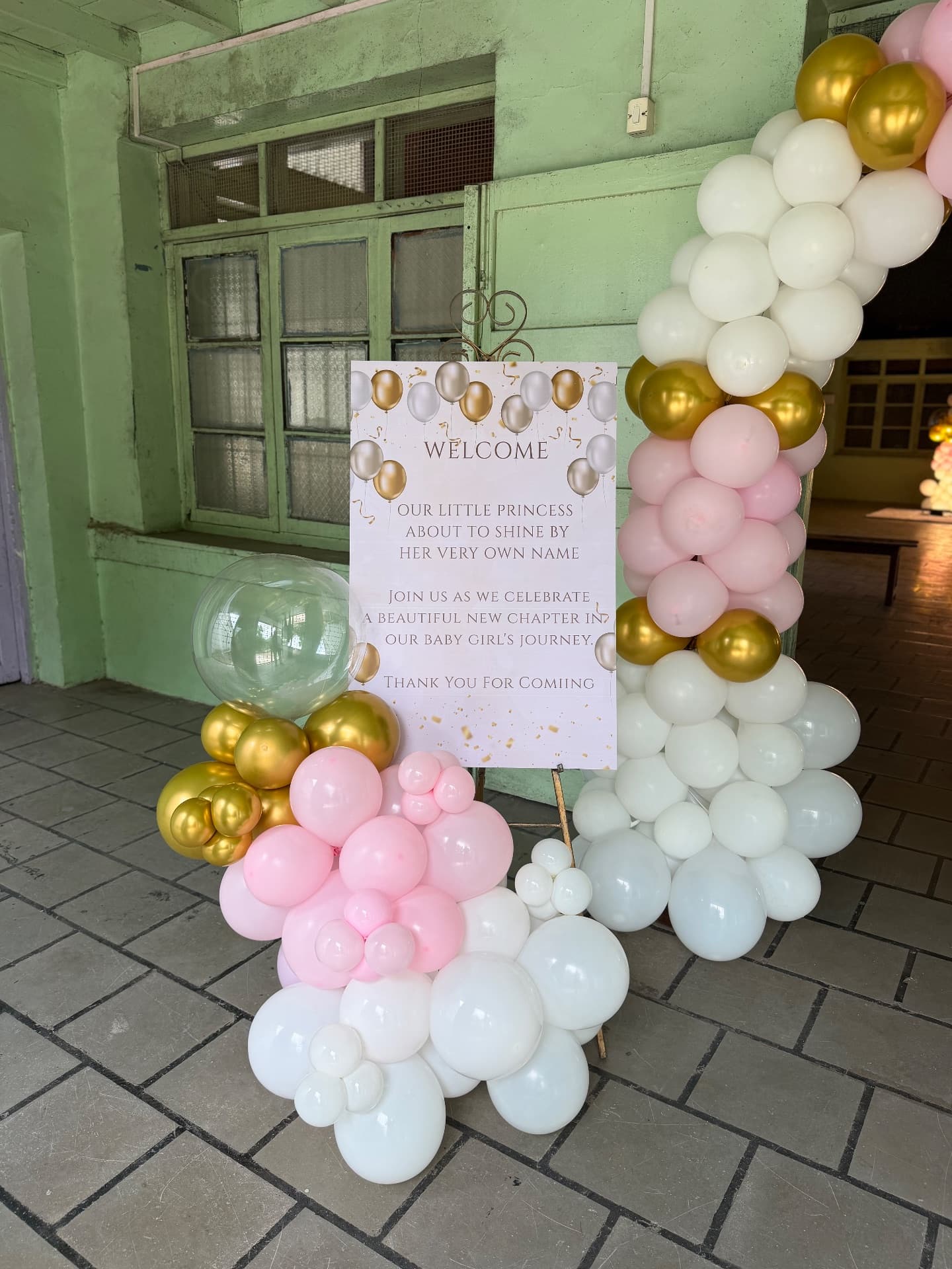 Welcome board